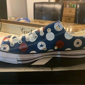 Polka dot converse